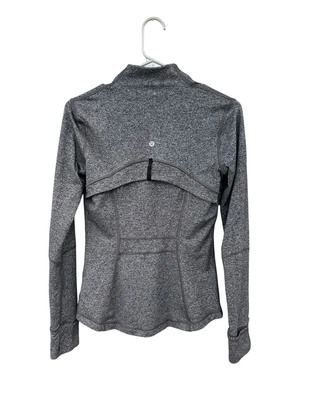 Lululemon Define Zip-Up Active Jacket - Heathered Grey - Size 6 - Luon - Yoga